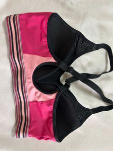 Pink Sports Bra