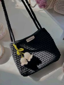 Crochet Coastal Shoulder Bag
