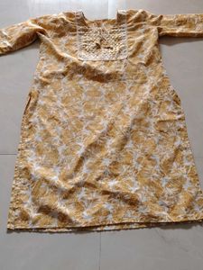 Floral Print Kurta