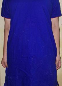SIMPLE DARK BLUE KURTI