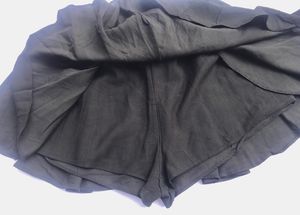 Black Flowy Skort