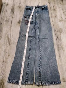 Sc8814 Max Blue Bootcut Jeans waist 24