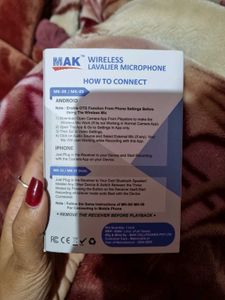 Mak Wireless Lavalier Microphone MK - 08