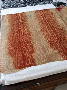 Crepe Jaipuri, bandhni Saree,