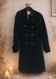 Elegant Black Trench Coat
