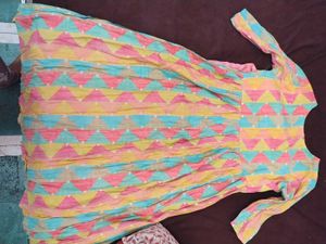 Colorful Patterned suit nayra cut