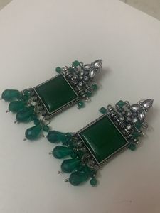 Green Earrings