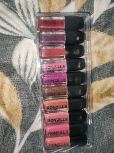 10 Mini Ronzile Lipstick Ekdum New Unused H