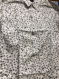 White Printed Shirt for Men