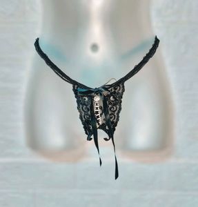 New Piece Diamond Studded Lace G String Panty