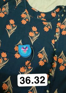 Nevy blue Kurta Set