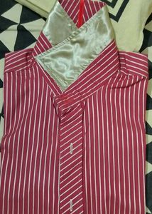 Striped Button-Down Shirt