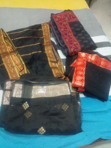 Elegant  black  Sarees