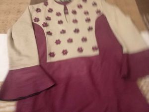 Beautiful Wollon &amp; Velvet Kurta