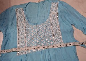 Light Blue Kurti