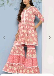 Libas Cotton Sharara Set