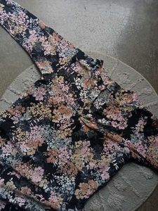 Beautiful Black Printed Long Kurta For Office