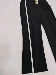 Black Casual Stretchable Trousers  (CO)