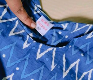 Sparkle Desire Blue Anarkali Kurta