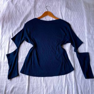 Roadster Blue Cutout Top