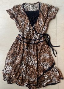 SALE! Y2k vintage leopard print dress