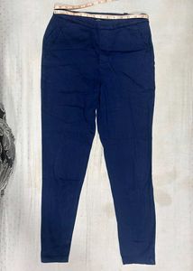 &#39;Go Colors&#39; Navy Blue Slim Fit Pants👖