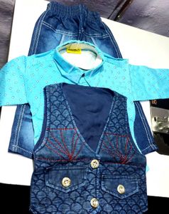 Baby Boy Shirt Bandi Jeans (New 🆕)