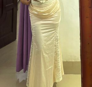 Vintage Cream Lace Detail Dress
