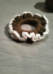 Crocheted Hair Scrunchie