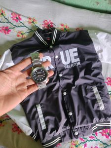 Versity Jacket With Watch
