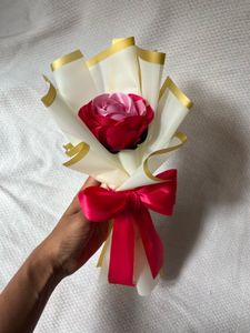 Handmade Ribbon Rose Bouquet