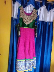 Colorful Anarkali Dress