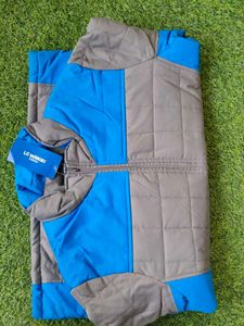 Heavy Quality Grey &amp; Blue Padded Jacket