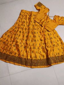 Elegant Yellow Ethnic Lehenga
