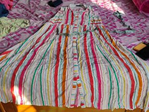 Colorful Striped Dress