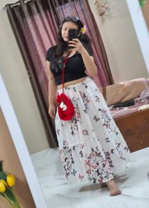 Butterfly Maxi Skirt