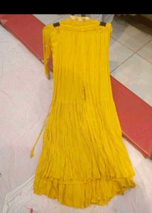 Yellow Embroidered Kurta Set