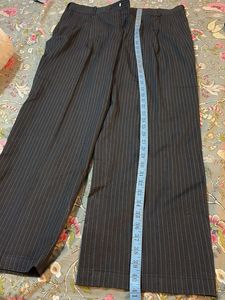 Striped Black Pants