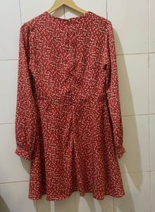 Floral Print Mini Dress