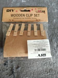 Wooden Clip Set