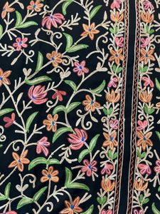Kashimiri Embroidered Floral Fabric