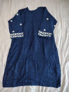 Embroidered Kurta Plazzo Set