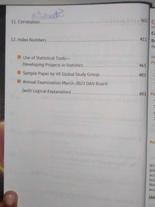 Statistics for Economics Class XI