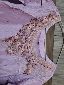 Lavender Kurti Suit Set
