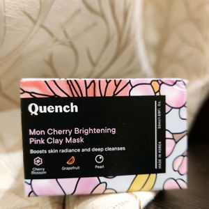 Quench Mon Cherry Brightening Pink Clay Mask