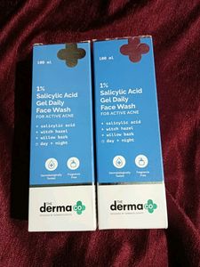 Combo Derma Co Salicylic Acid Facewash &amp;sunscreen