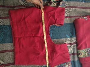 Maroon Colour Sari 🥻