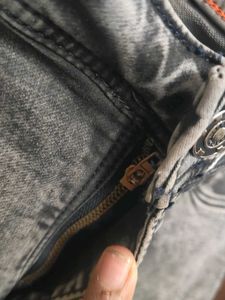 Gray Denim Jeans