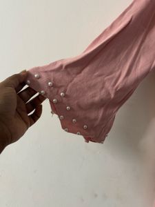 Elegant Bell Sleeve Top for Plus size