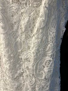 White Lace Sleeveless Dress